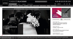 Desktop Screenshot of fundaciovilacasas.com
